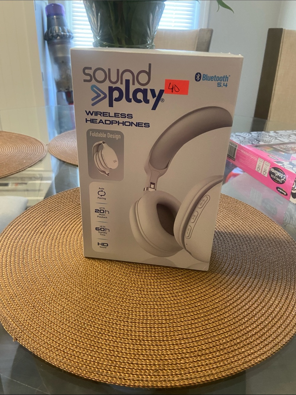 Wireless Over-Ear Headphones — White